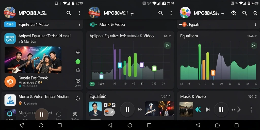 Antarmuka aplikasi Equalizer MPO88ASIA dengan pengaturan suara yang canggih.