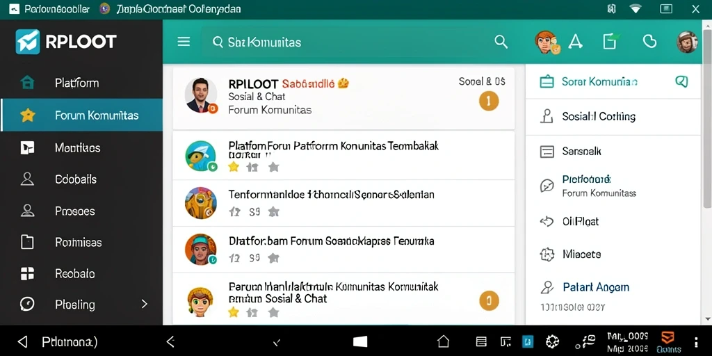 Tampilan antarmuka RPLOOT yang inovatif dan interaktif.