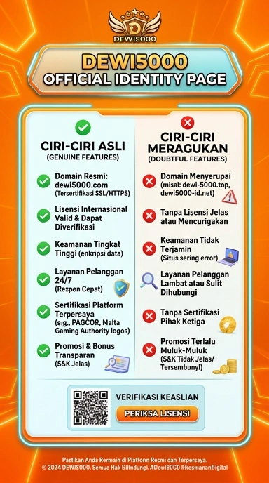 Tampilan kanal resmi dewi5000